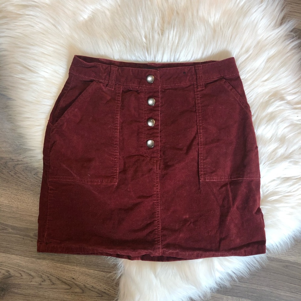 Corduroy skirt